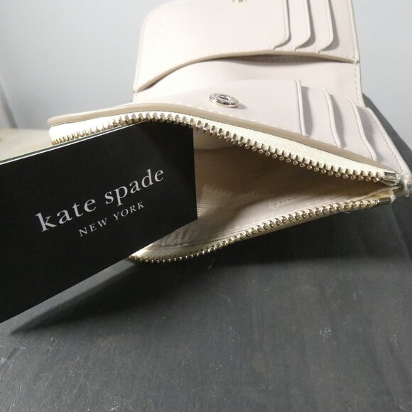 kate spade new york Devin Small Compact Wallet Sweet Cream - Picture 7 of 16